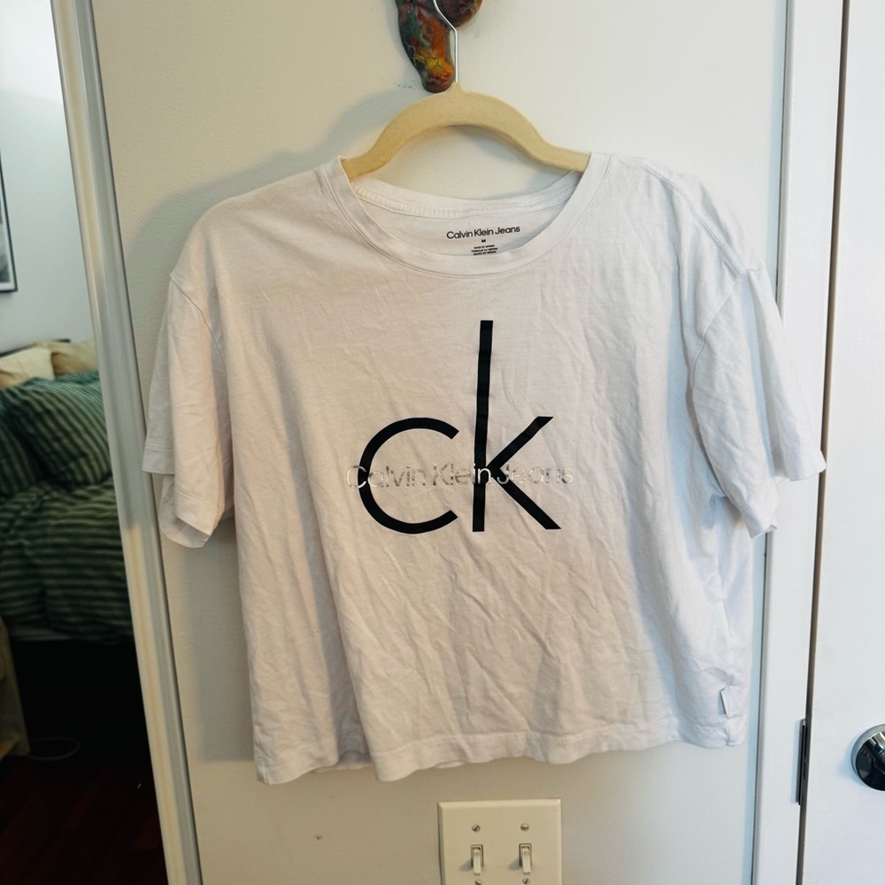 CALVIN KLEIN JEANS t-shirt cropped